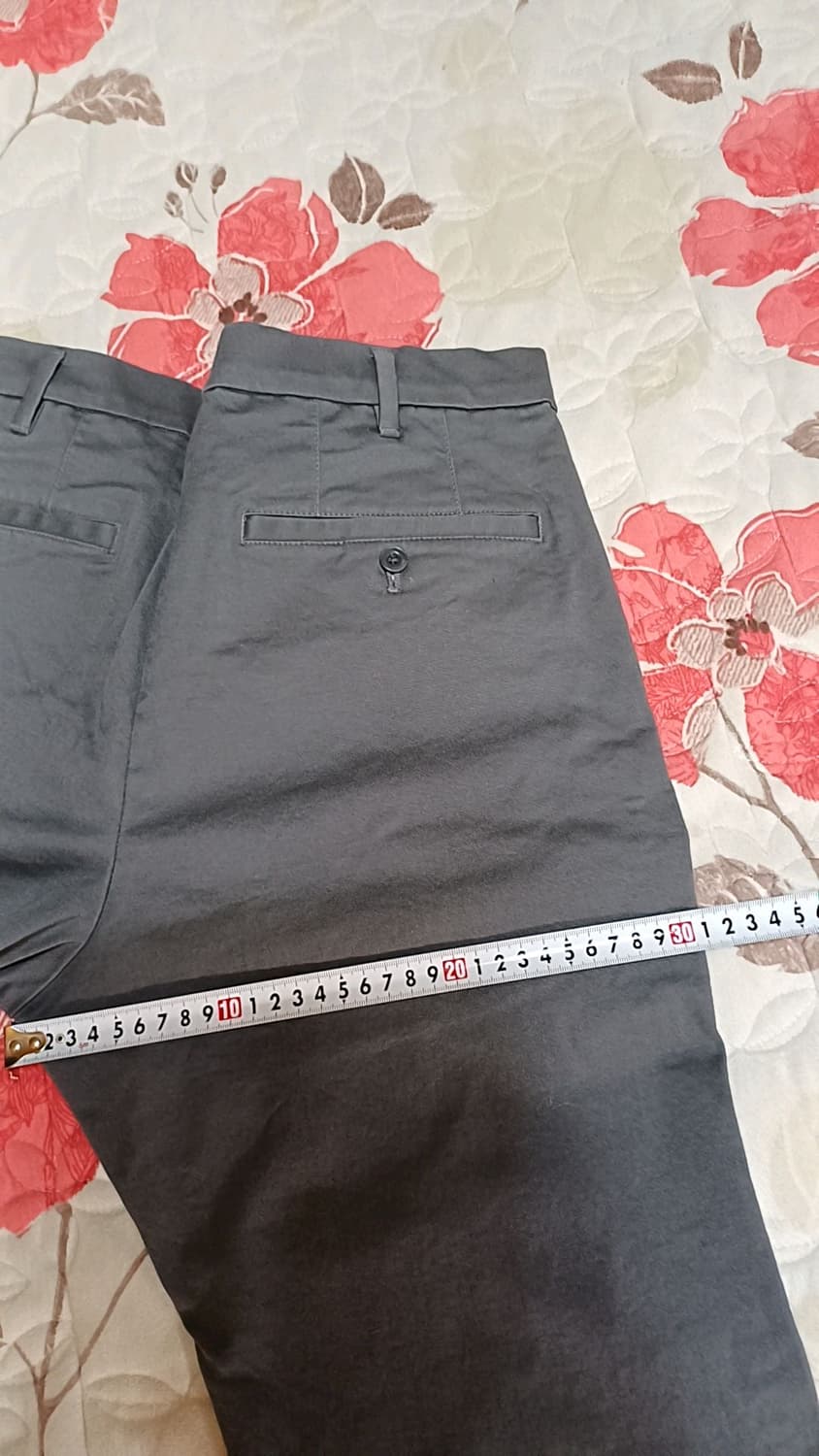 유니클로 미사용 스판스키니면바지 32인치 기장110 상품이미지9