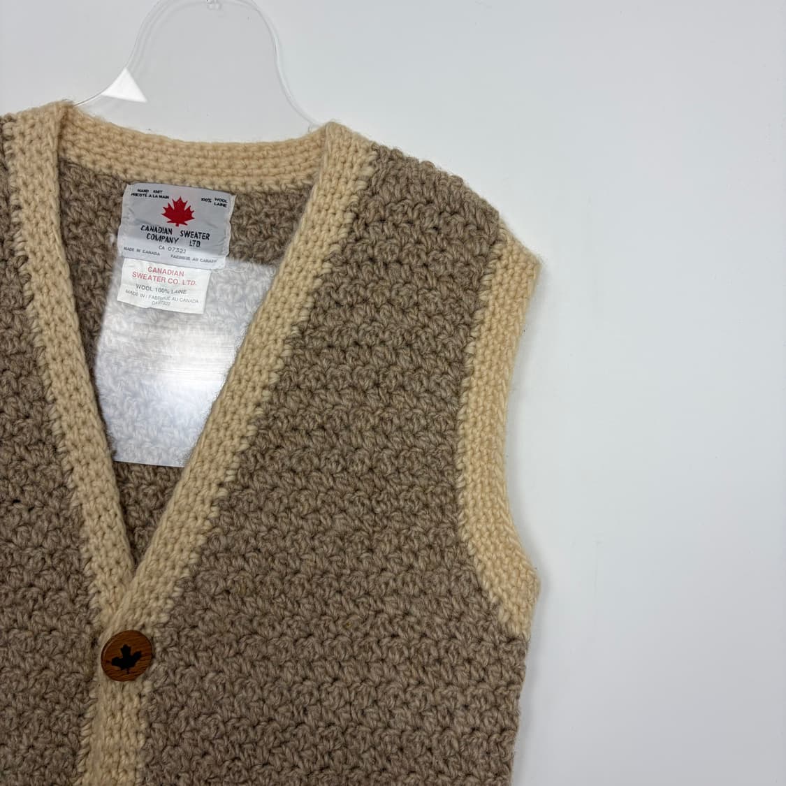 캐나디안스웨터 니트 베스트 조끼 상품이미지4