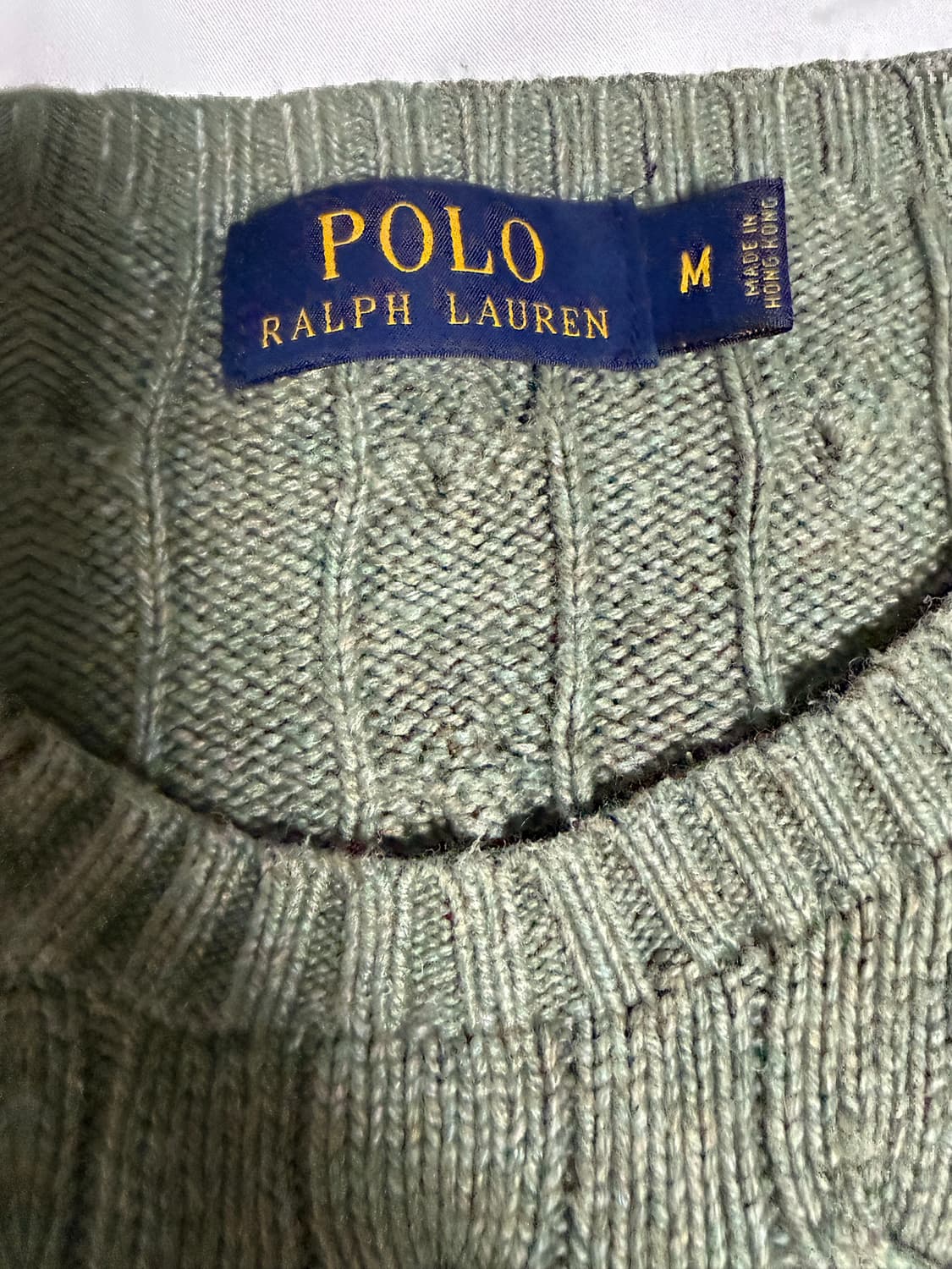Polo Ralph Lauren Cable Knit Mint Green  상품이미지2