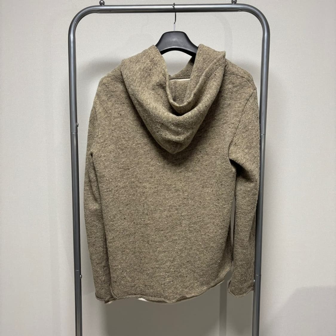 L) 레미릴리프 레이어드 울 후디 후드 티 상품이미지3