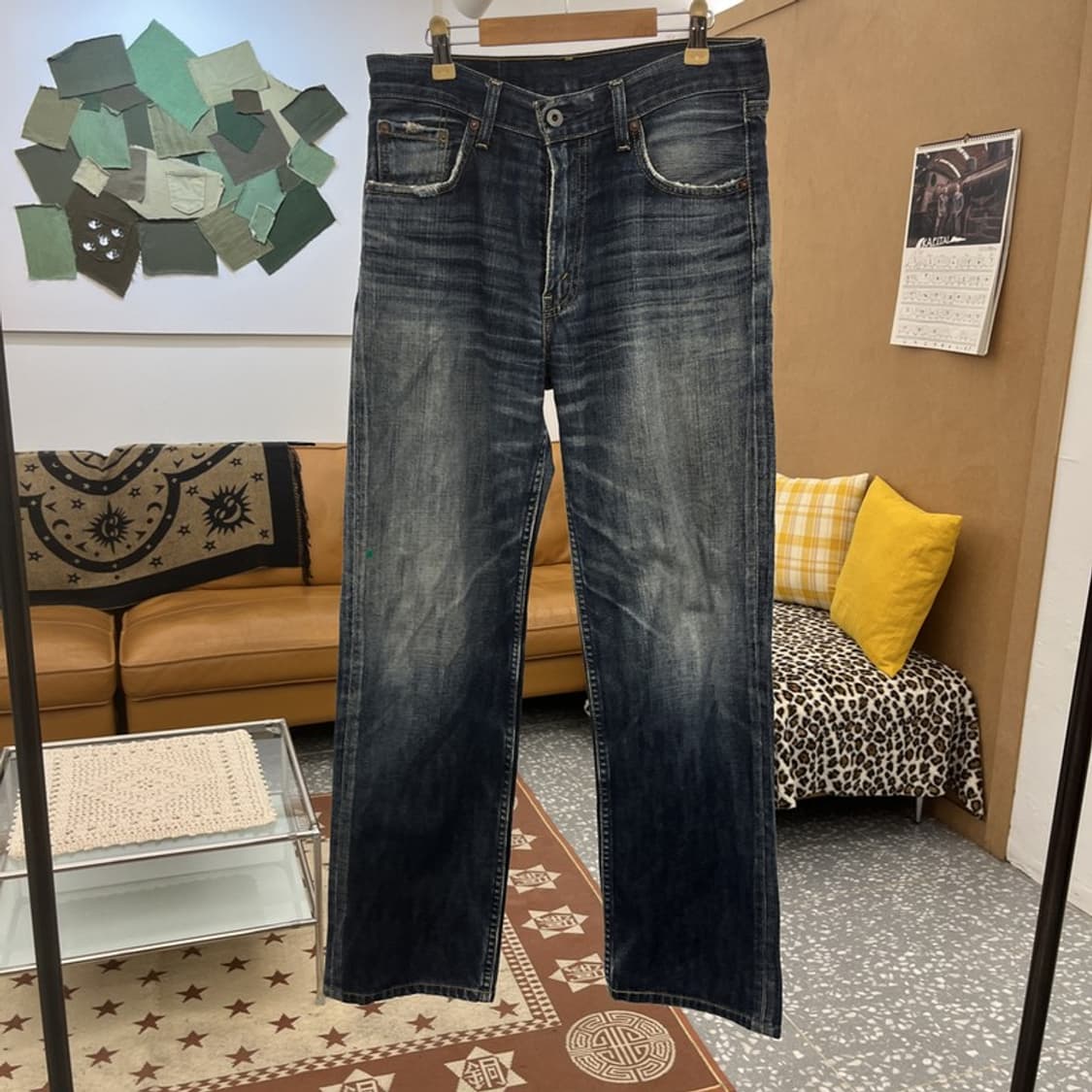 리바이스 빈티지 일본판 데미지 아메카지 데님팬츠 31인치 C10366 상품이미지3