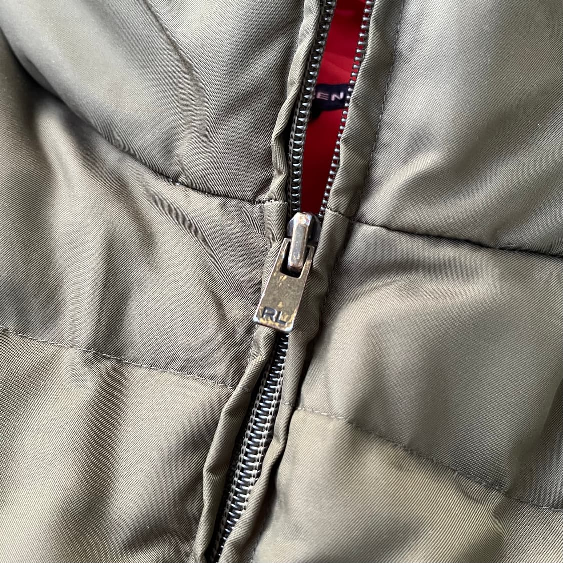 랄프로렌 스포츠 올리브 숏 패딩 자켓 상품이미지4