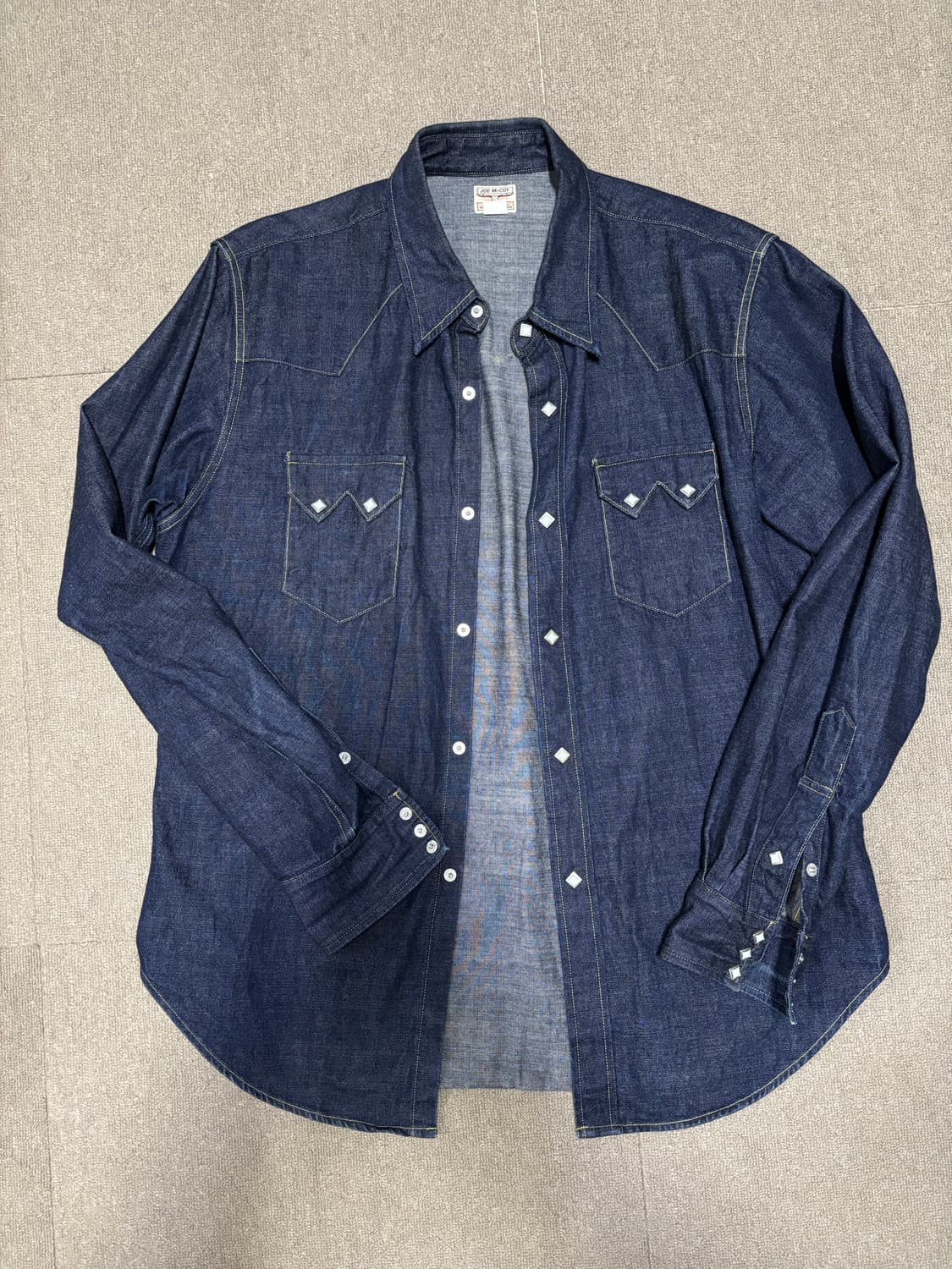 리얼맥코이 웨스턴 셔츠 XL 상품이미지1