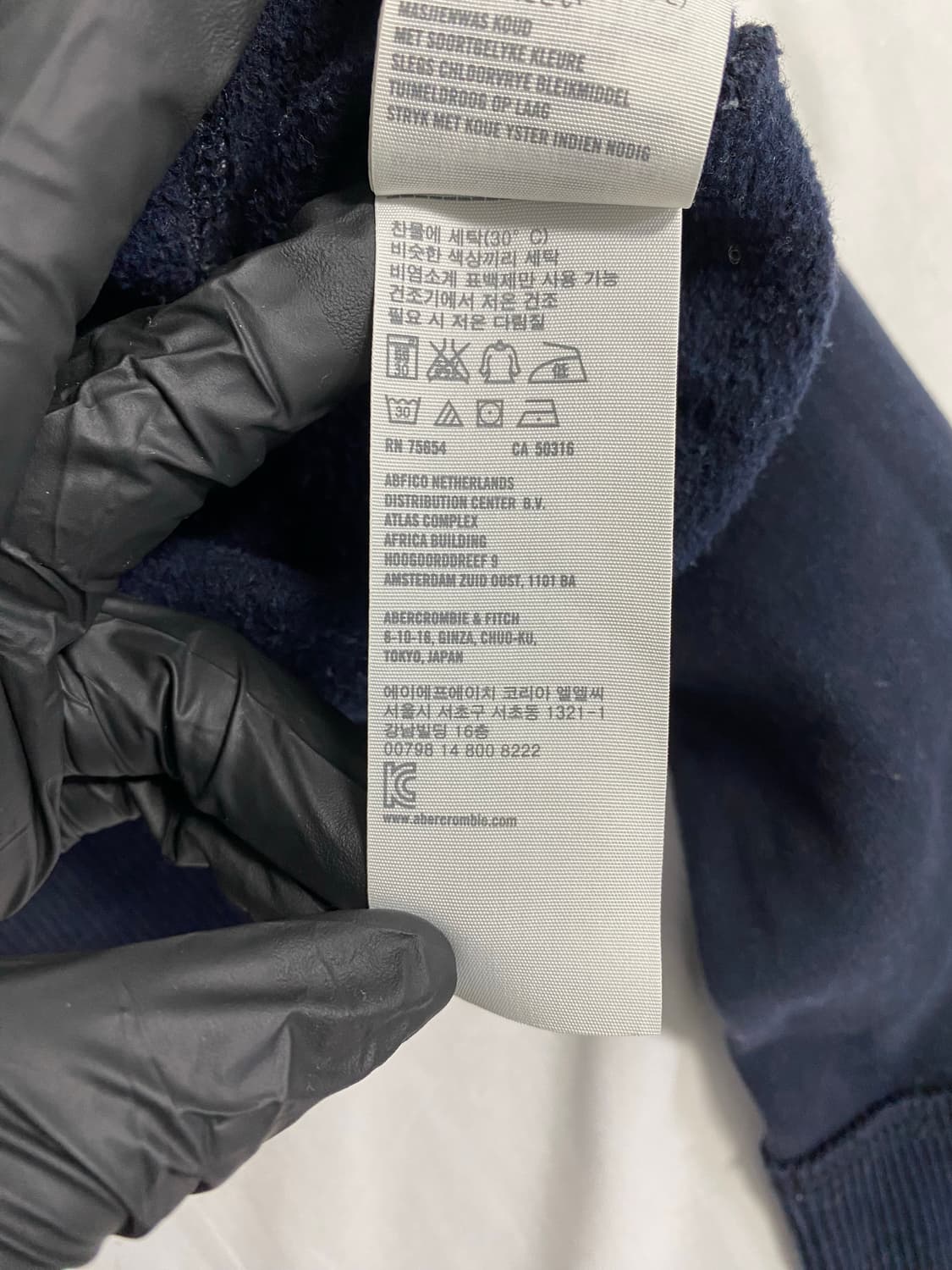 홀리스터 네이비 후드집업 S <513> 상품이미지6