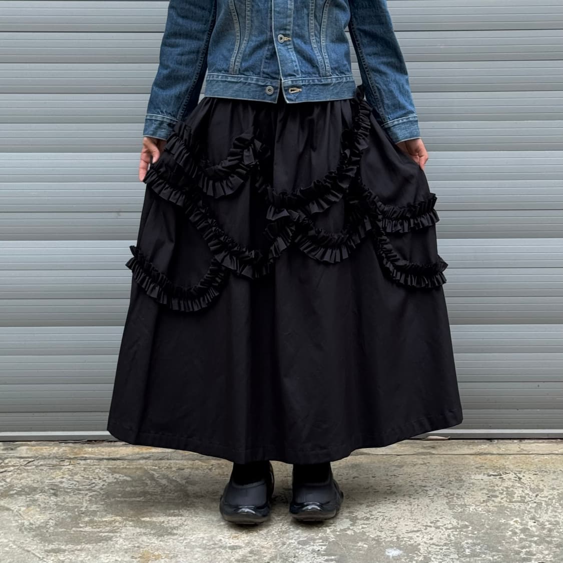Cotton Broad Frill Skirt 상품이미지10