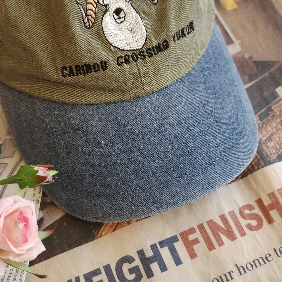 90s 빈티지 캡모자 애니멀 캡모자 트러커캡 미국 빈티지 산양 상품이미지3