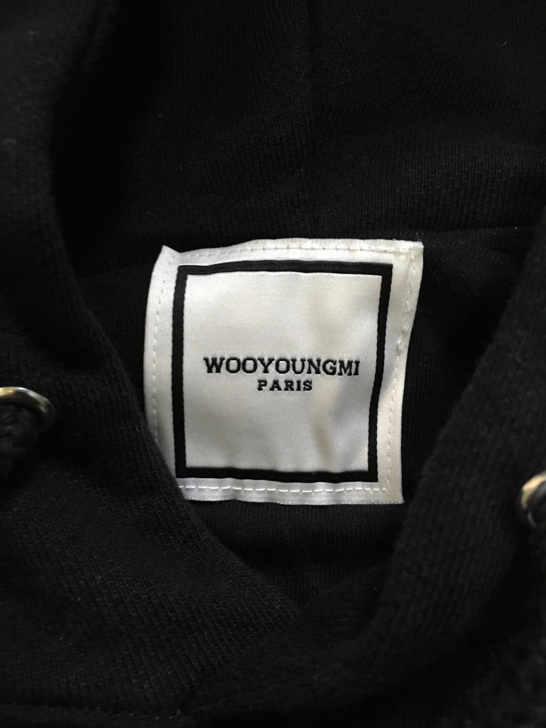 우영미 백로고 후드티  상품이미지3