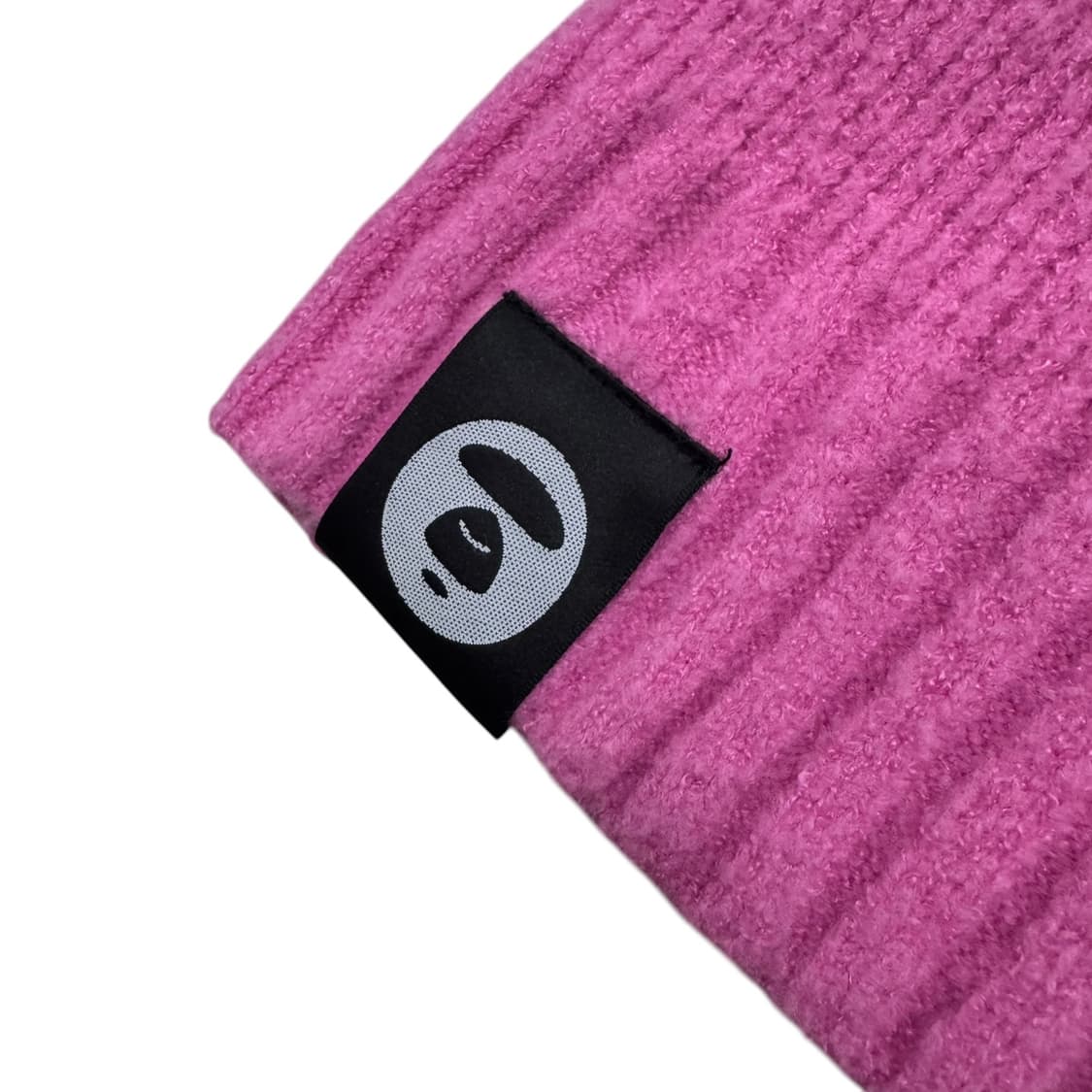 에이프 딸기우유 후드 오버 니트집업 상품이미지7