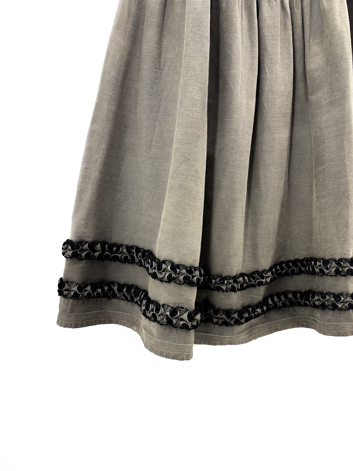 빈티지 셔링 포인트 프릴 스커트 상품이미지5