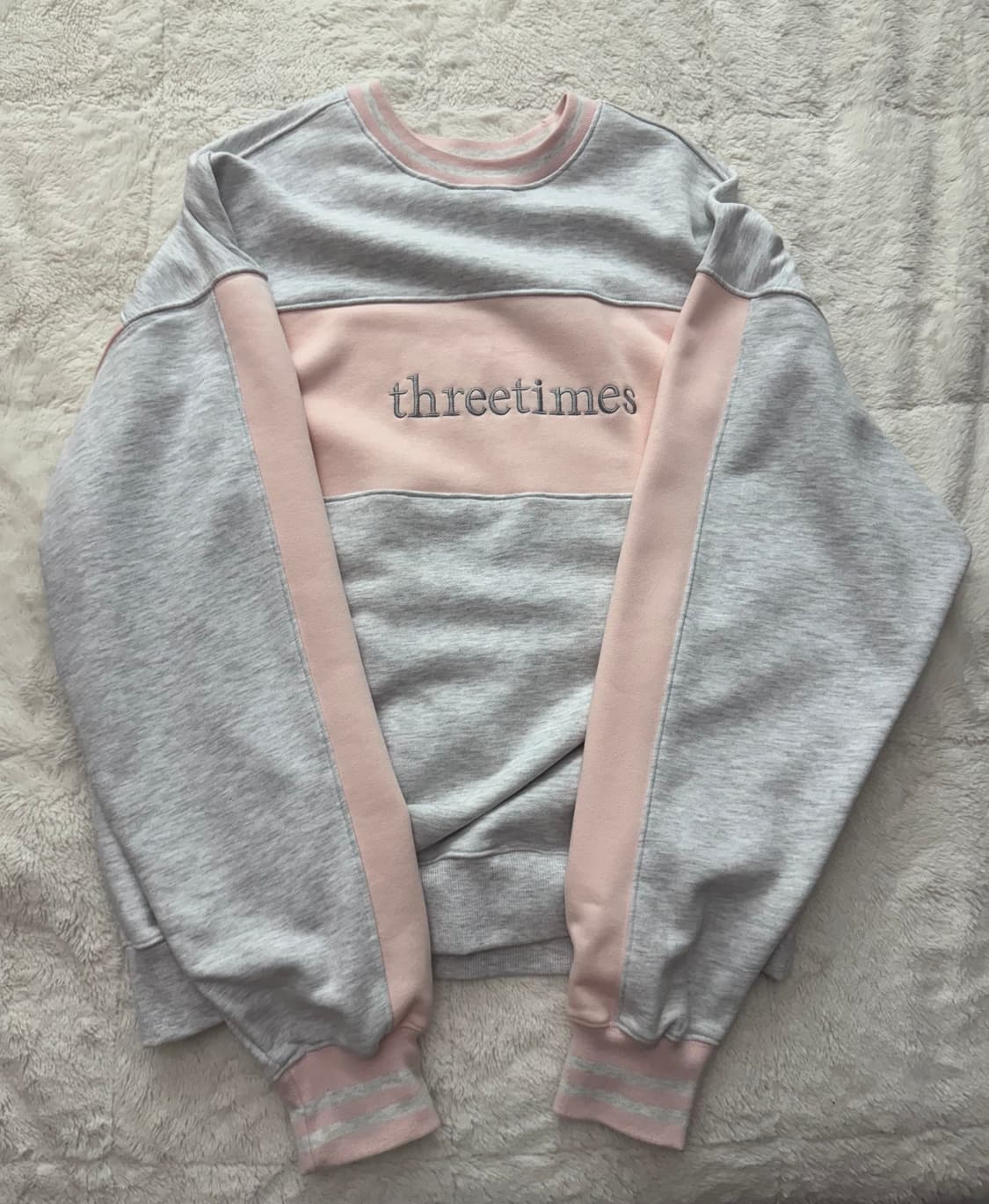 쓰리타임즈 맨투맨 상품이미지1