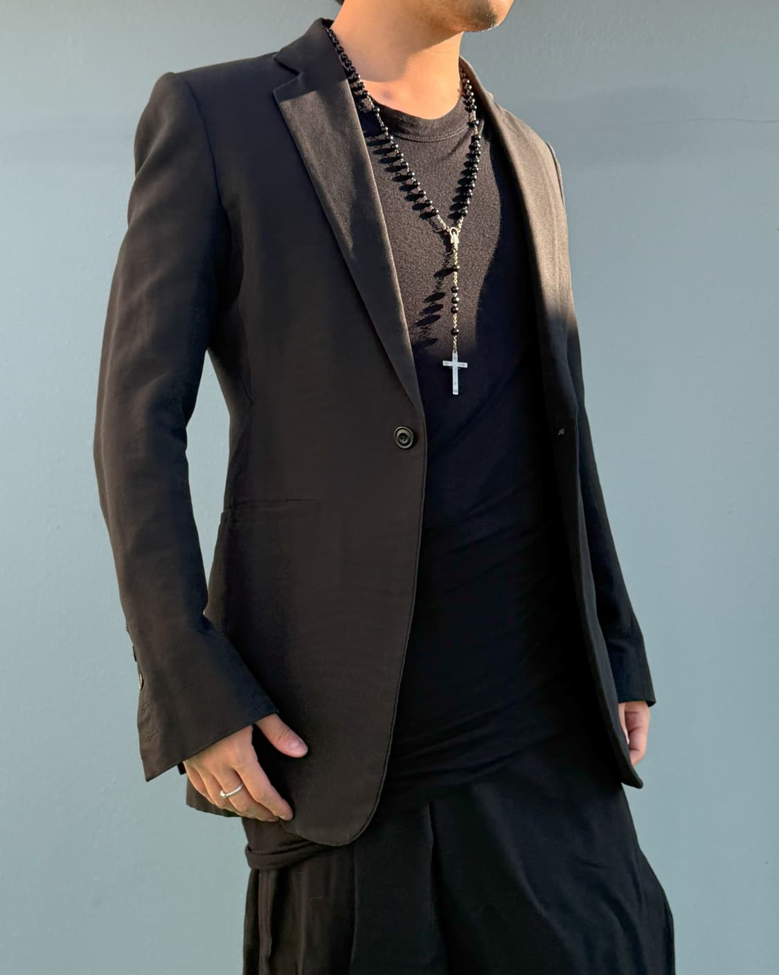Rick Owens Single-Breasted Blazer 상품이미지1