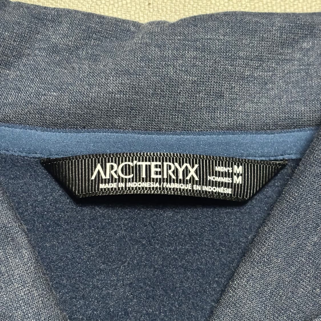 M 아크테릭스 네이비 스판 트레이닝 자켓 상품이미지4