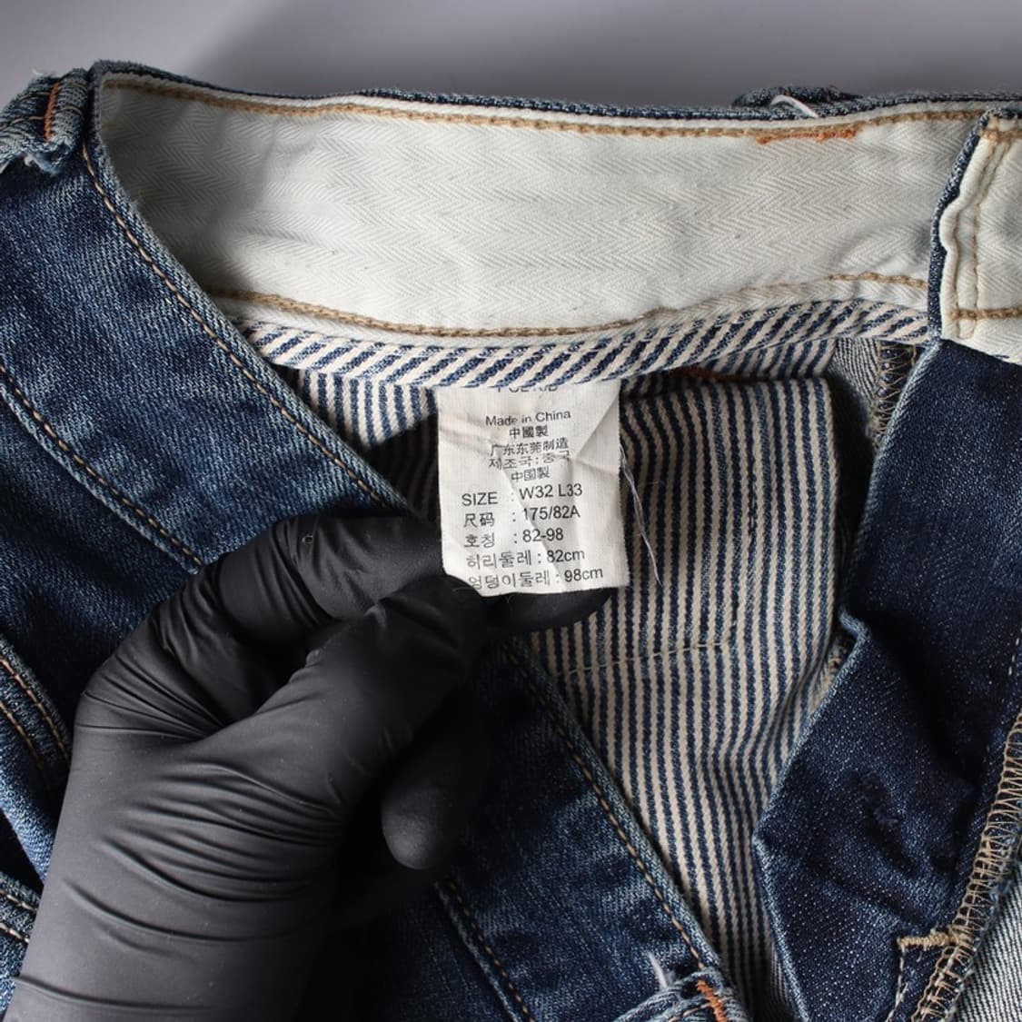 리바이스 511 슬림 스트레이트 중청 워싱 데님 32 상품이미지7