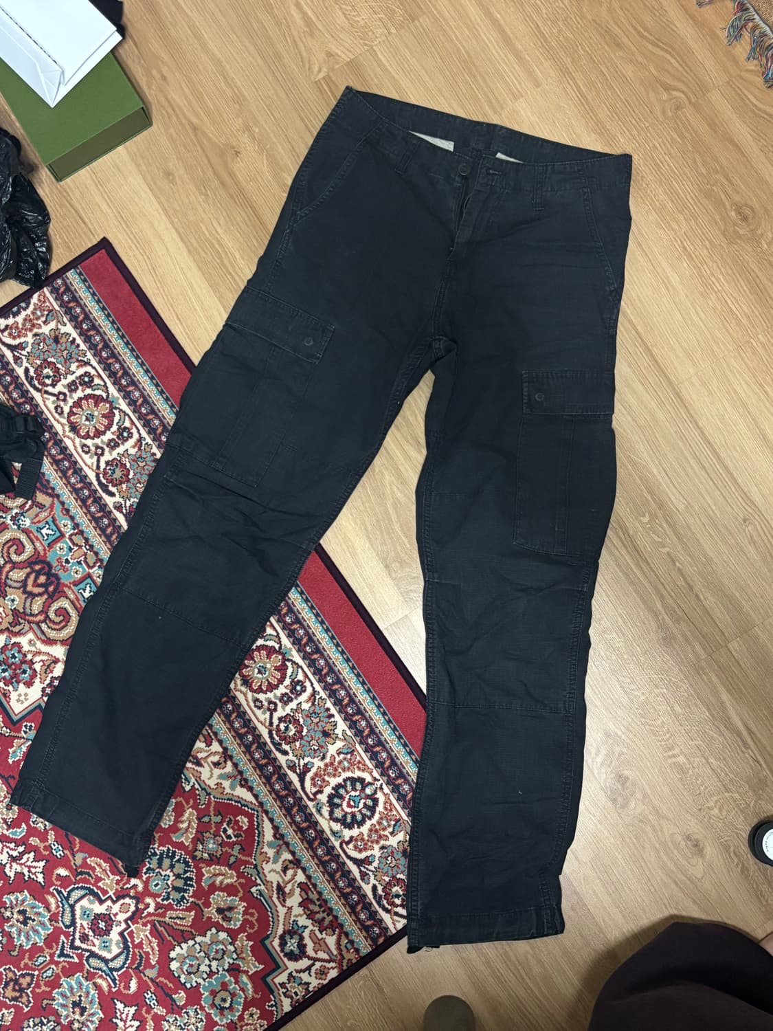 칼하트 wip 카고팬츠 콜롬비아 블랙 29 상품이미지1