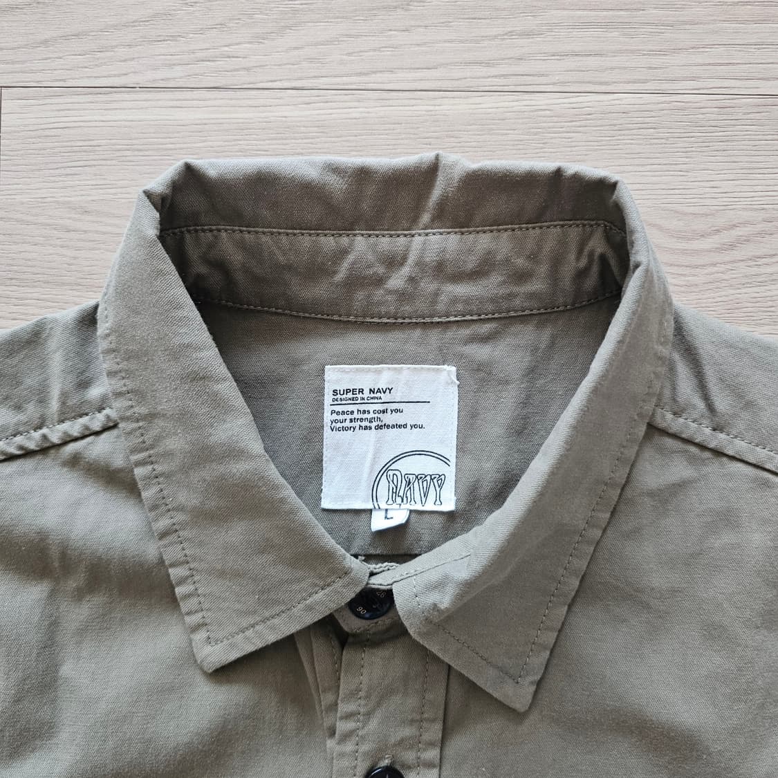 예약 ..M L 95 100 ) 밀리터리 포켓 반팔 워크 아메카지 셔츠 상품이미지4