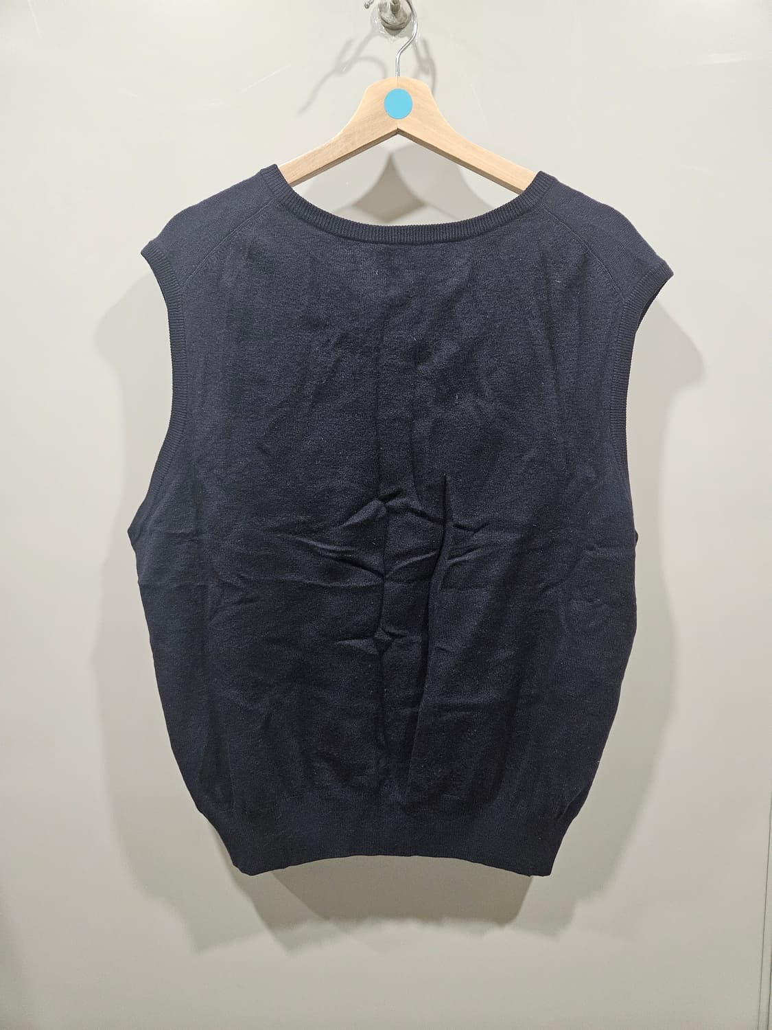 폴로 랄프로렌 메리노울 니트 베스트 네이비 상품이미지3