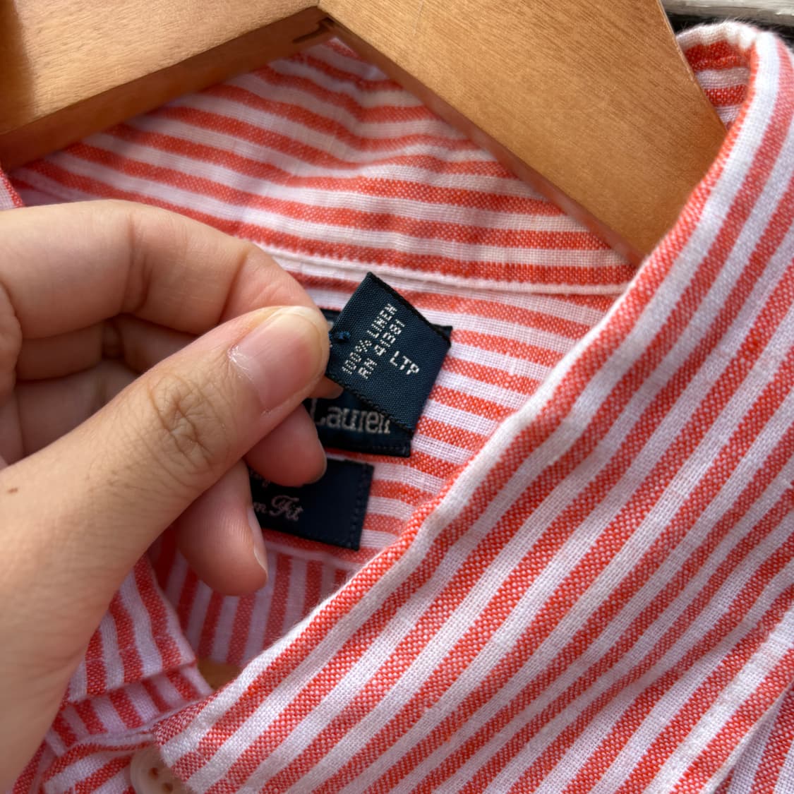 Polo 폴로 스트라이프 린넨 셔츠 상품이미지5