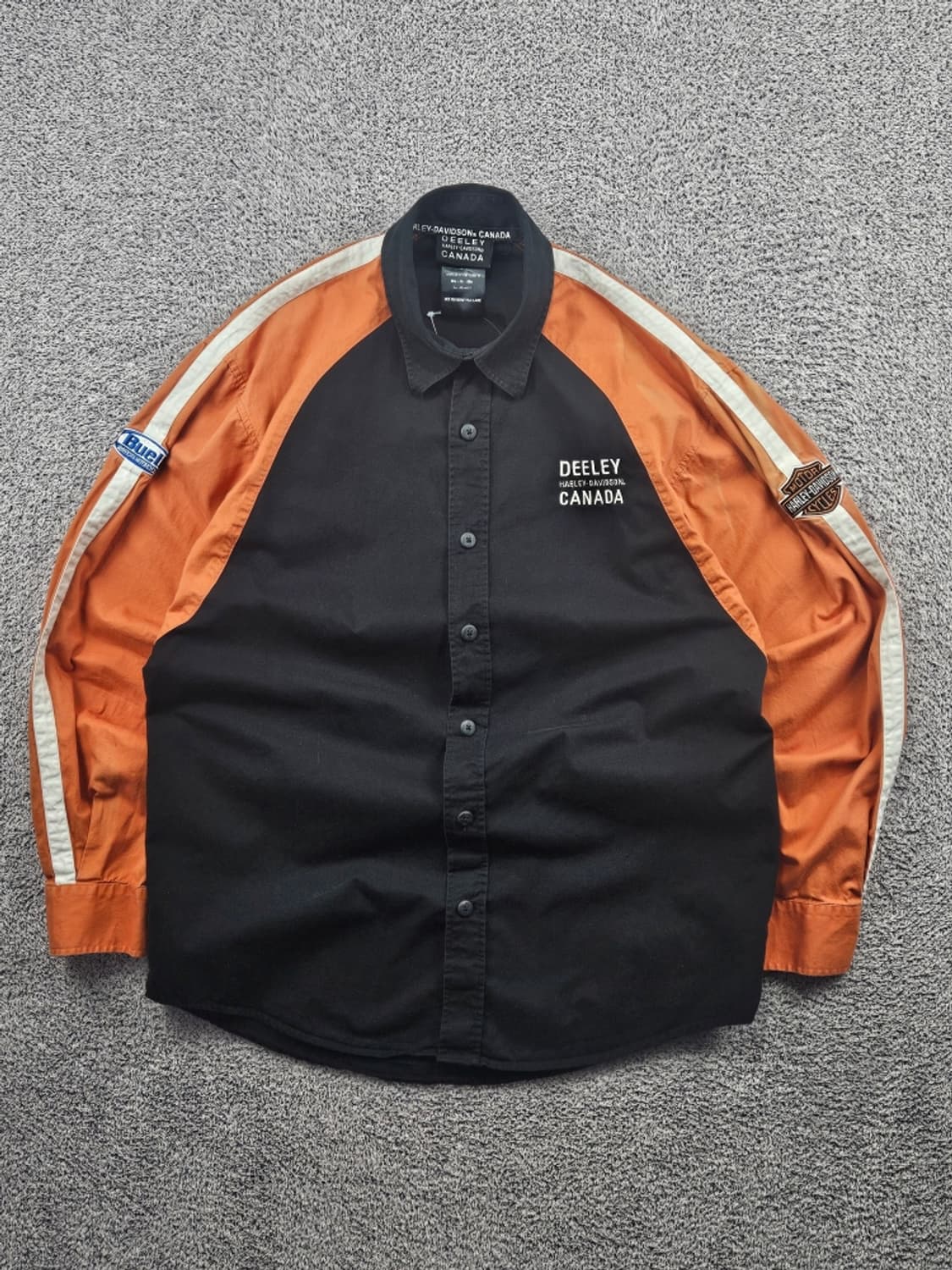 할리데이비슨 딜리 캐나다 바이커 셔츠 ( L추정 ) / 11464 상품이미지1