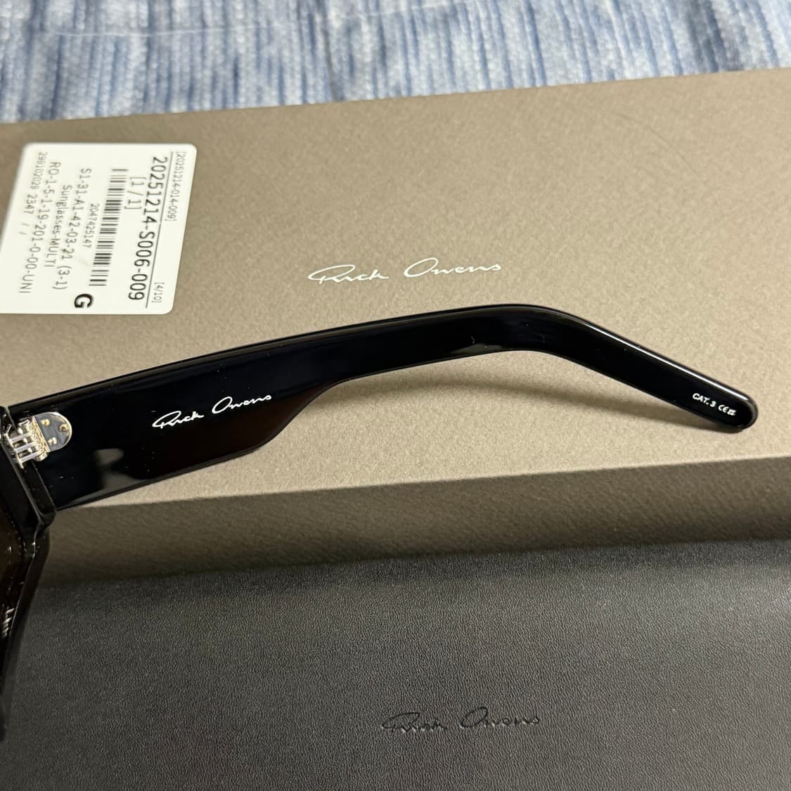 (OS) 릭오웬스 GETH 게스 선글라스 블랙 상품이미지7