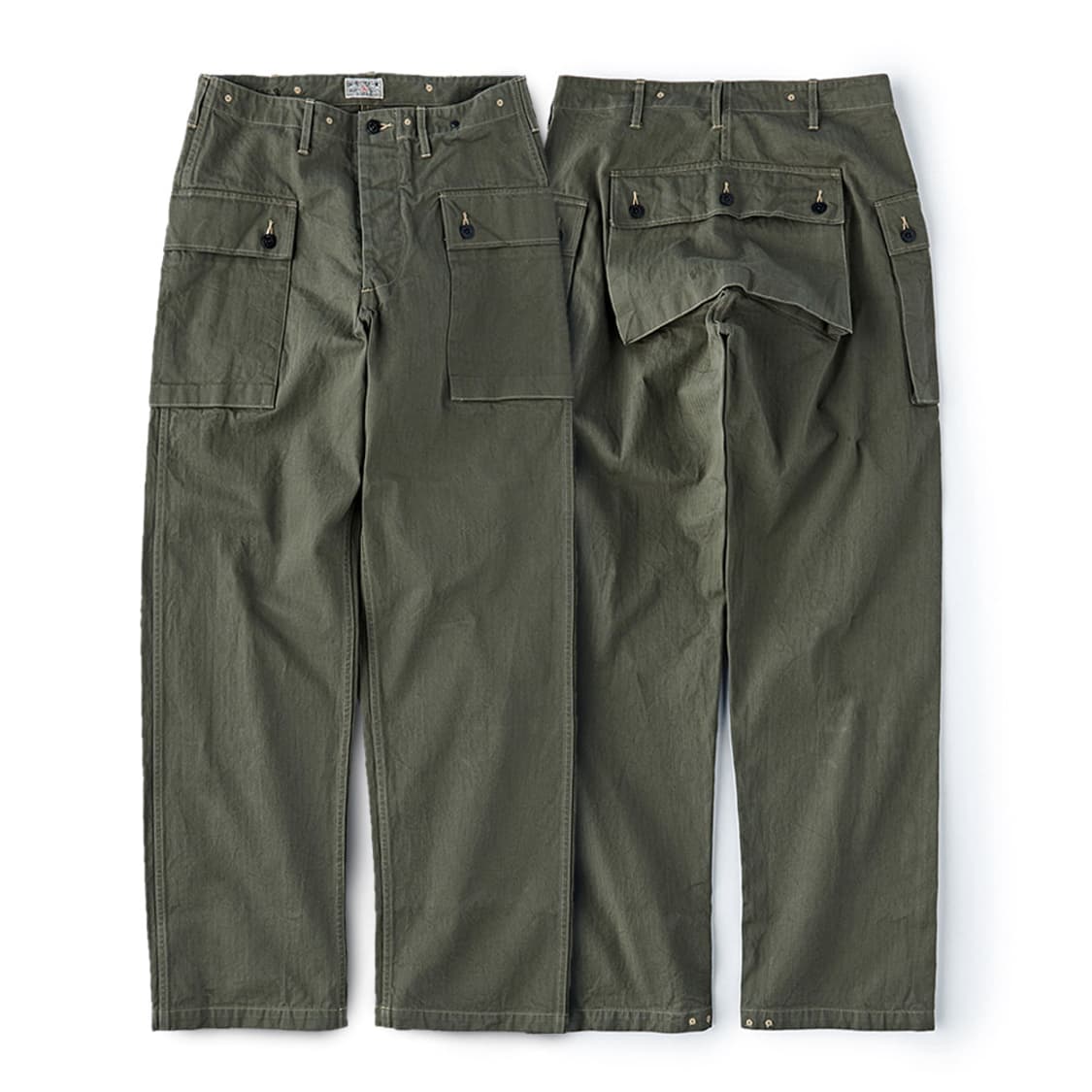 [34] 버즈릭슨 P-44 미해병대 헤링본 몽키팬츠 상품이미지1