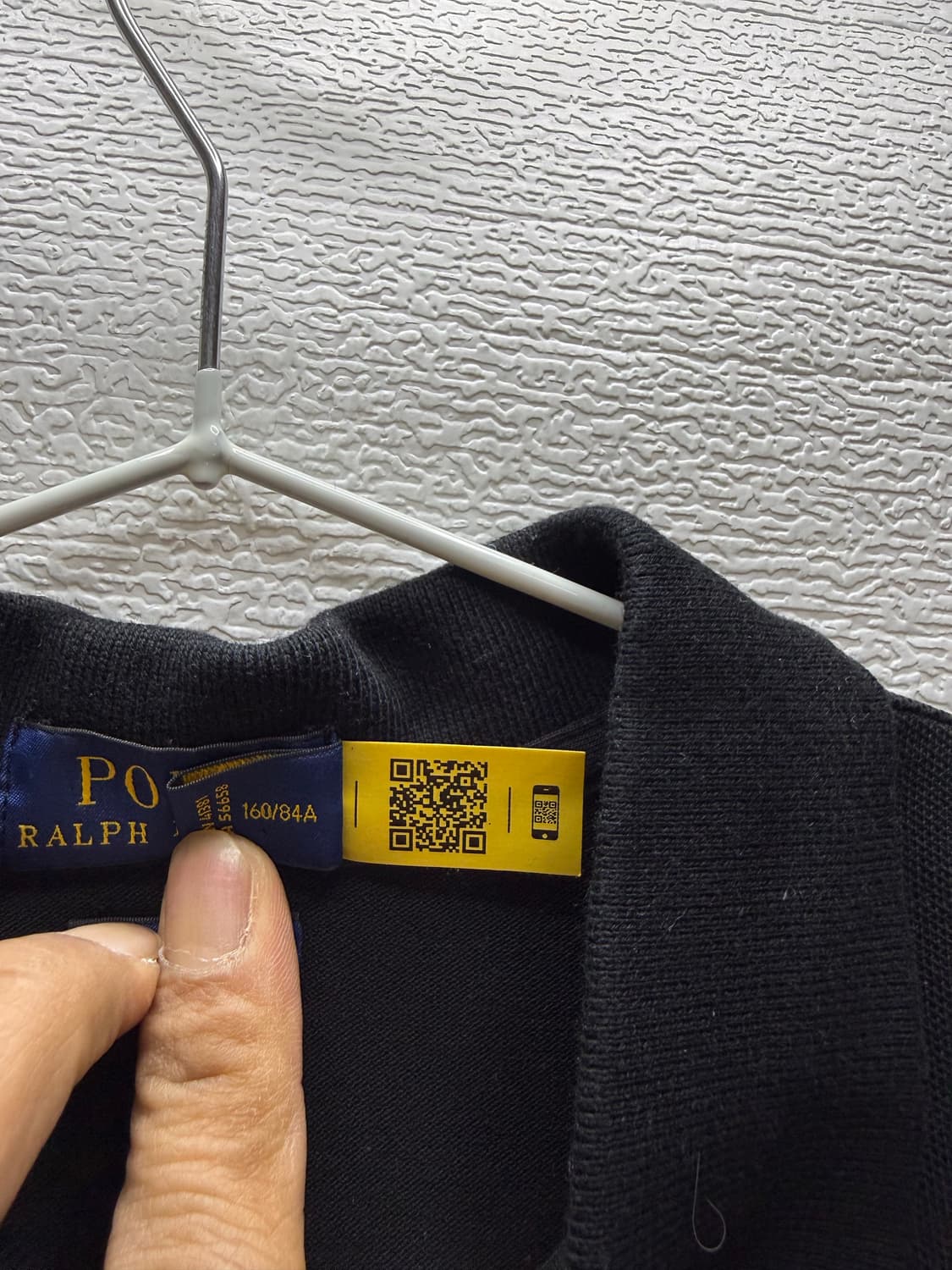 폴로 랄프로렌 블랙 반팔 카라티 상품이미지5