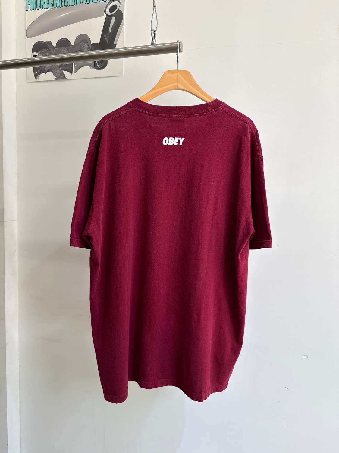 빈티지 OBEY 프린팅 티셔츠  상품이미지4