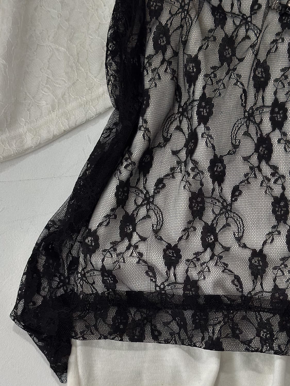 Floral Cotton Sleeveless (Black) 0206 상품이미지4