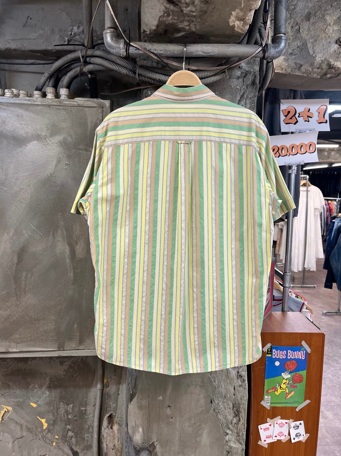 라코스테 스트라이프 포켓 반팔 셔츠 105 #csz4081 상품이미지2