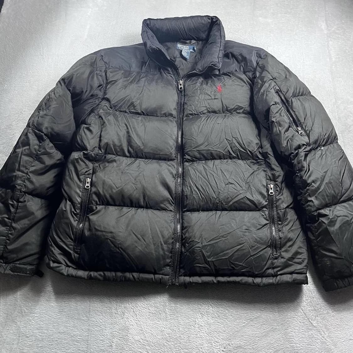 00s 폴로 랄프로렌 클래식 다운 패딩 자켓 블랙 상품이미지1