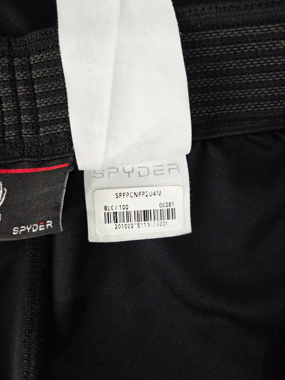 SPYDER 스파이더 트레이닝 7부 팬츠 블랙 상품이미지7