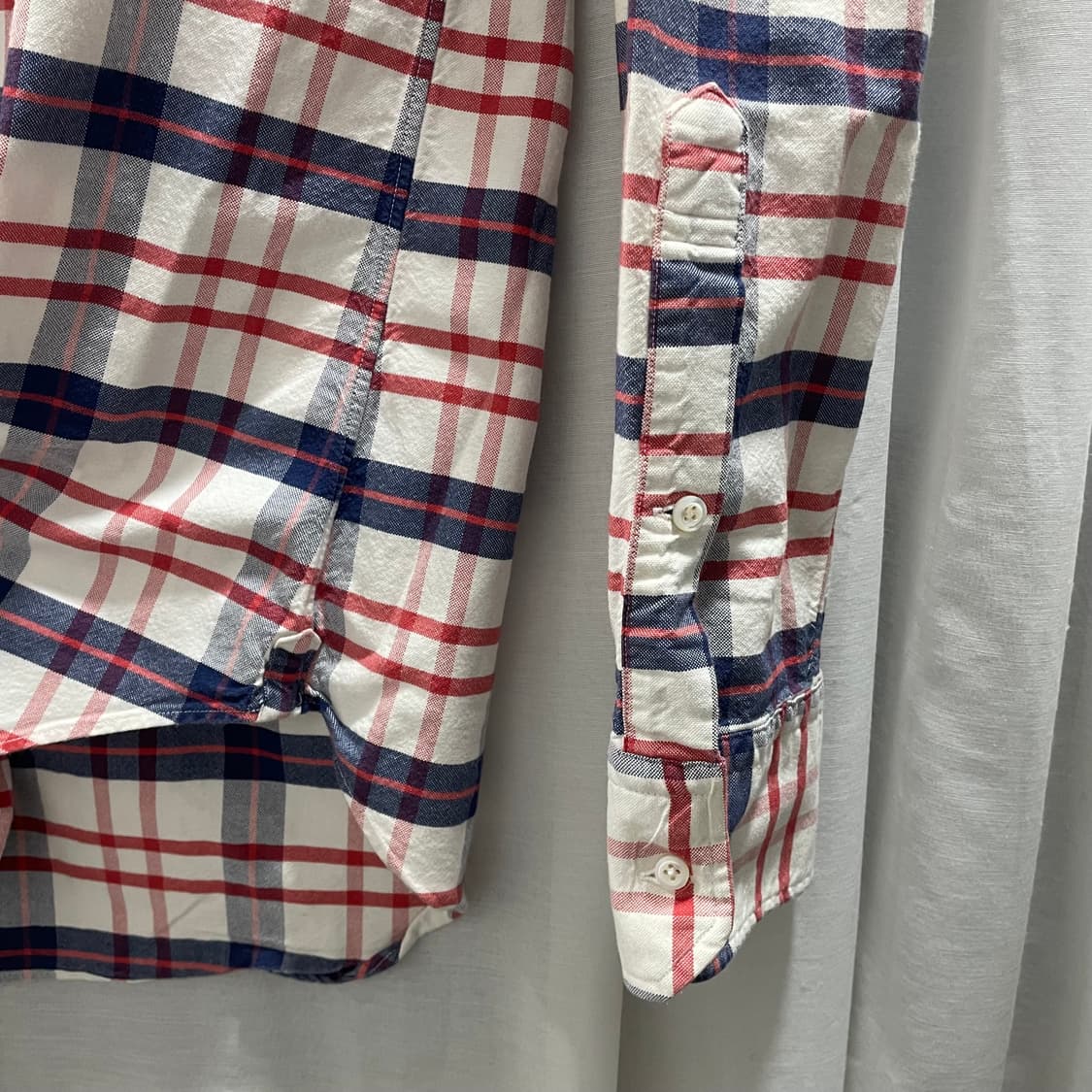 톰브라운/ 트리콜로 테이핑 옥스포드 체크 셔츠/ 4 상품이미지5