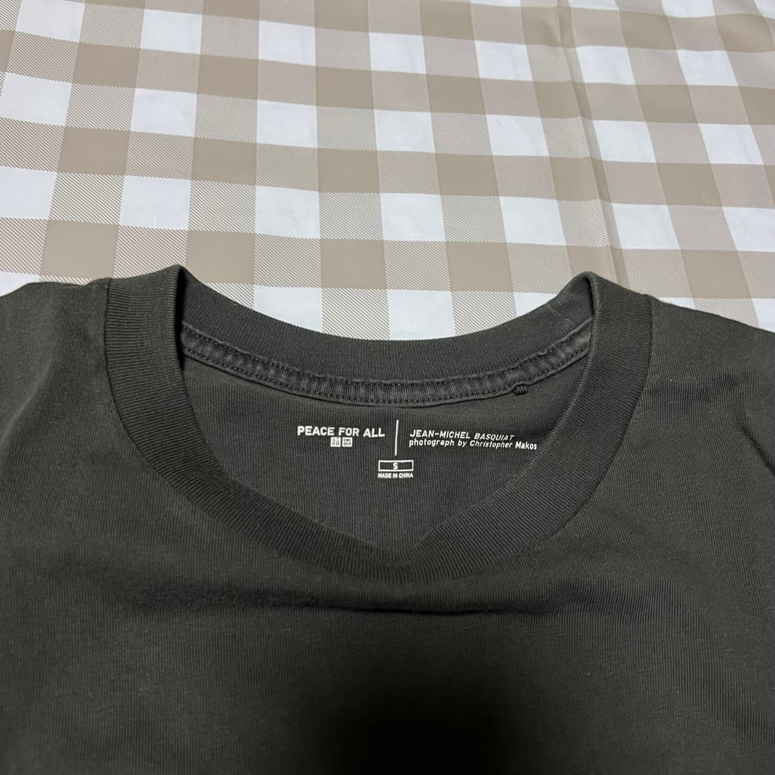 유니클로 바스키아 반팔 S 반팔티 티셔츠 빈티지 라운드넥 상품이미지2