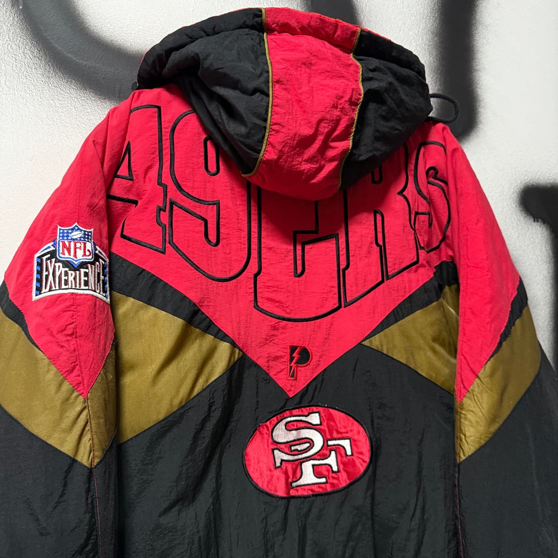 90s NFL 샌프란시스코 49ers 올드스쿨 봄버 자켓 상품이미지4