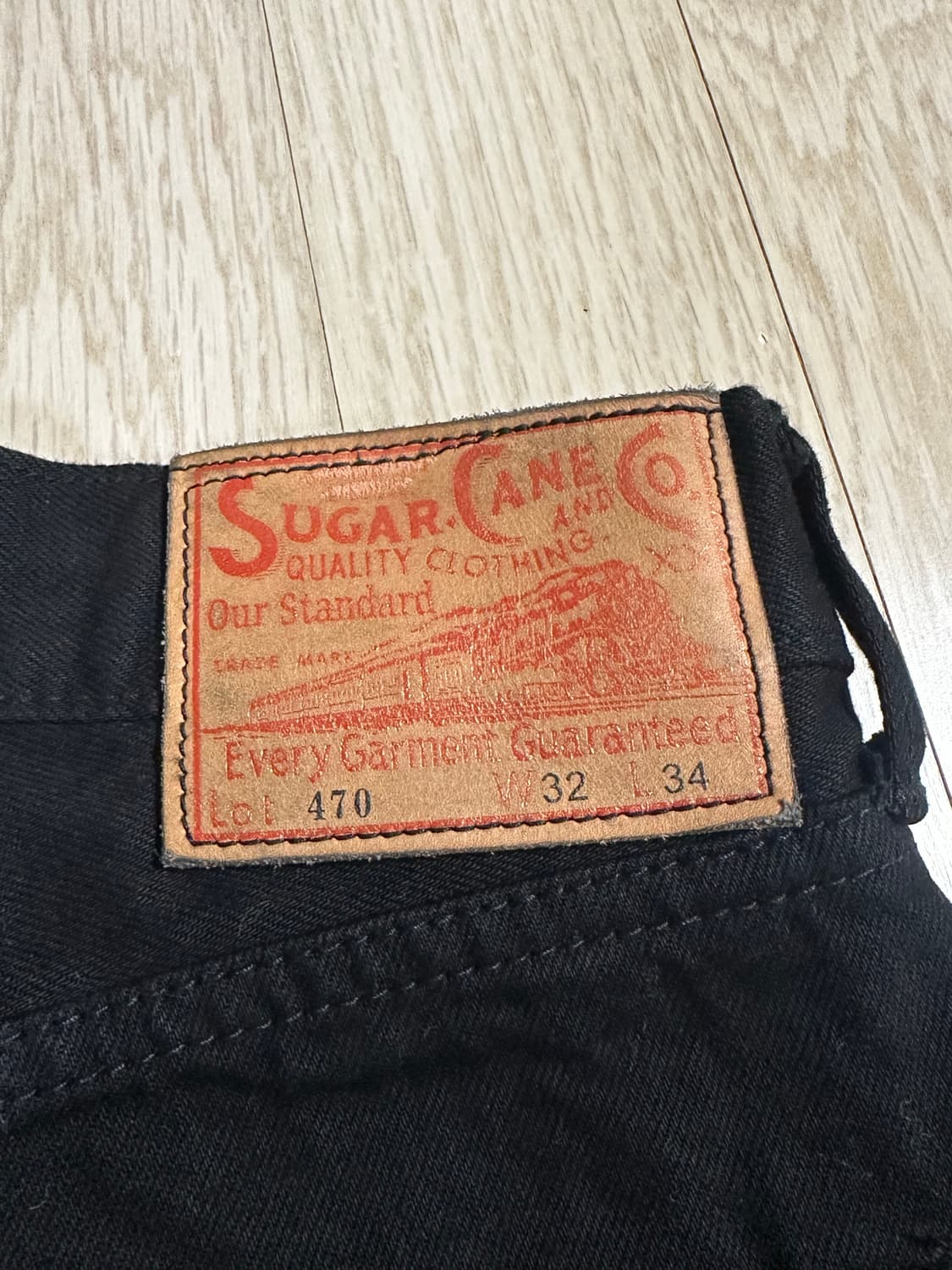 슈가케인 Sugar Cane 1947 블랙 셀비지 데님 상품이미지1