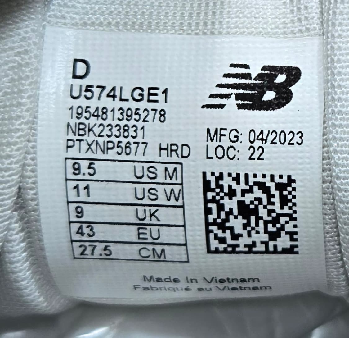 뉴발란스 275mm- 574 레거시 아이보리 스니커즈 운동화 상품이미지7