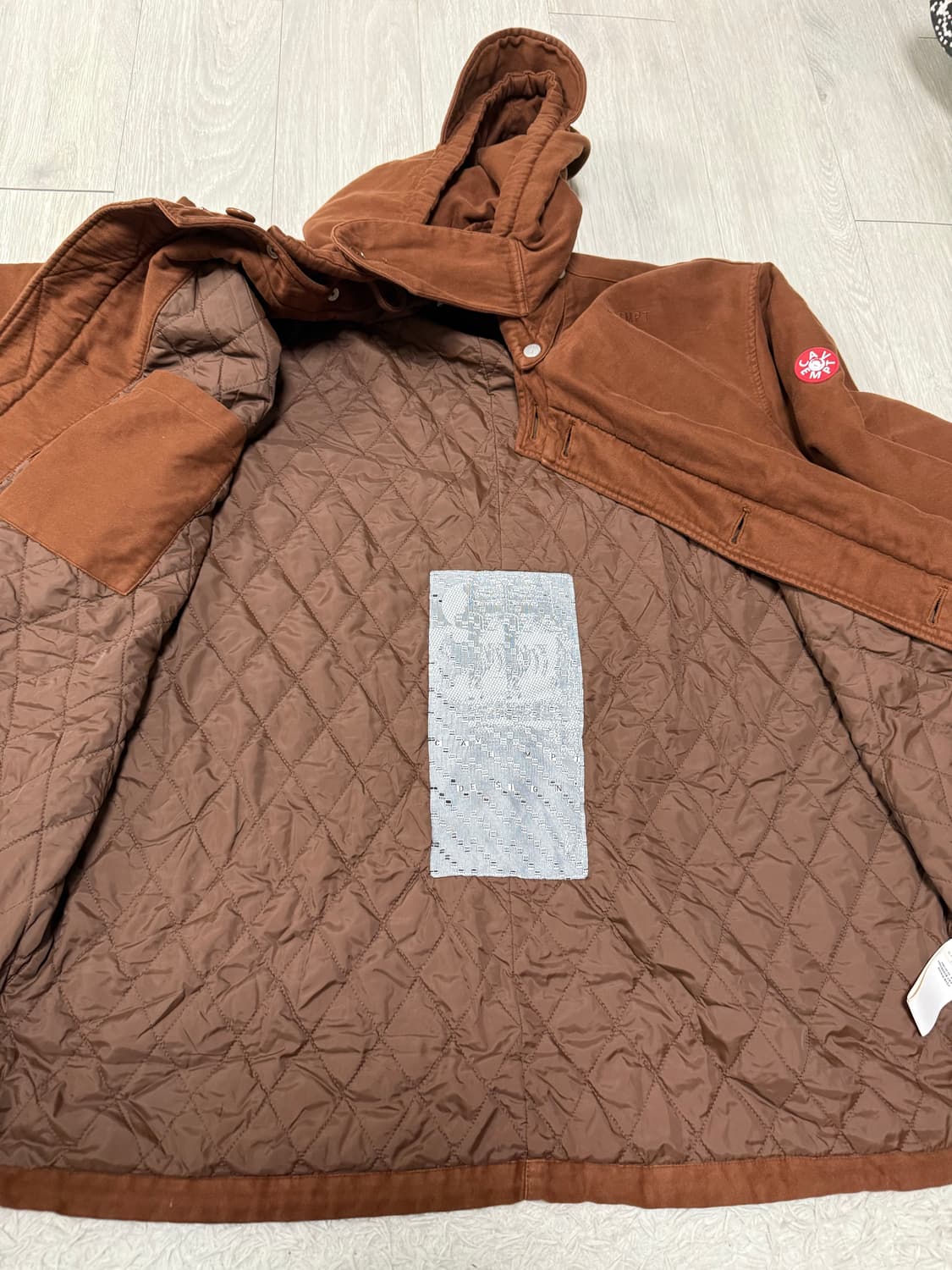 (XL)카브엠트 24fw 디테처블 퀼팅 후드 자켓 상품이미지6