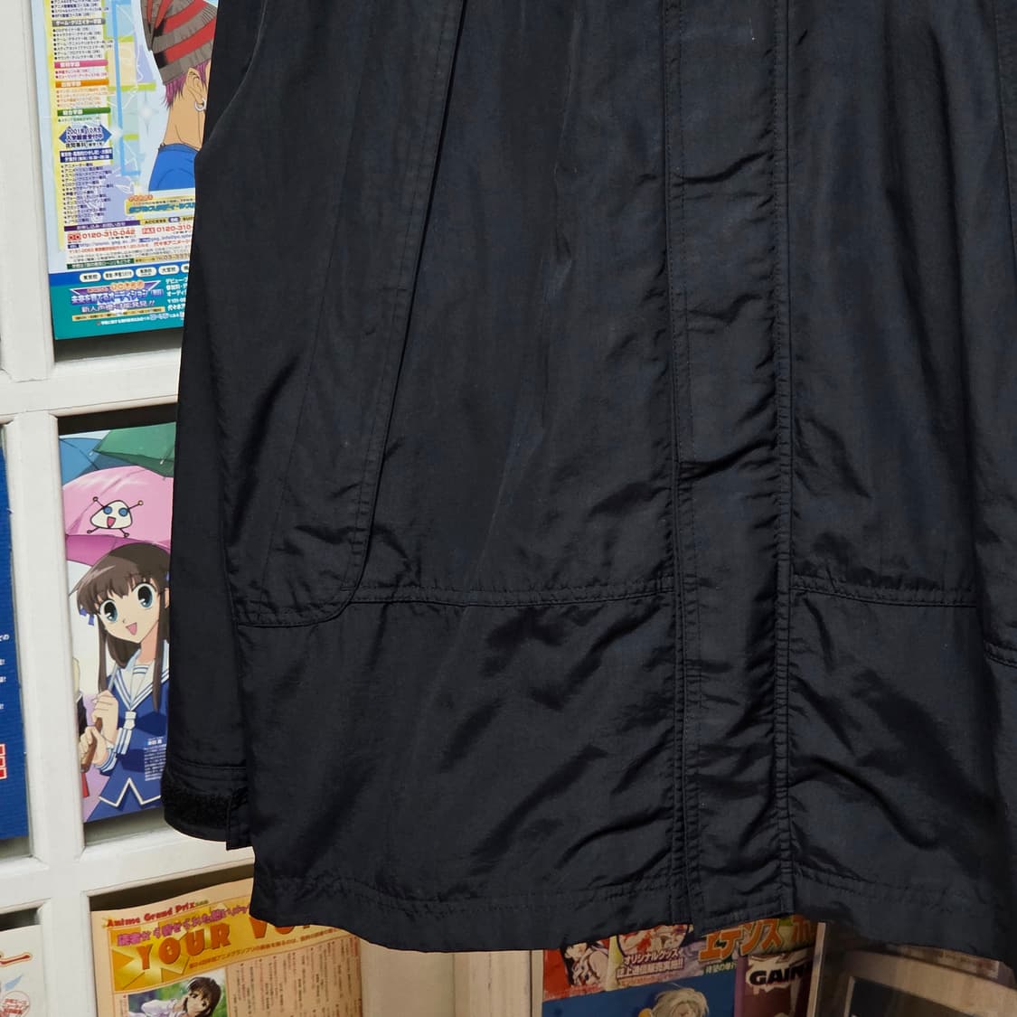 노스페이스 고프코어 블랙 투웨이 바람막이 자켓 상품이미지4