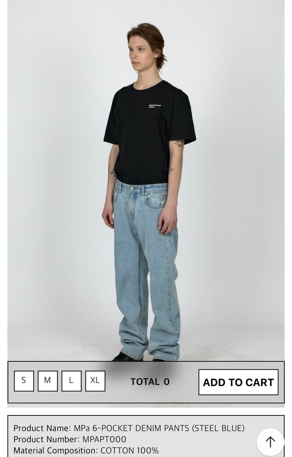 플프 MPa 6-POCKET DENIM PANTS (STEEL BLUE) 상품이미지1