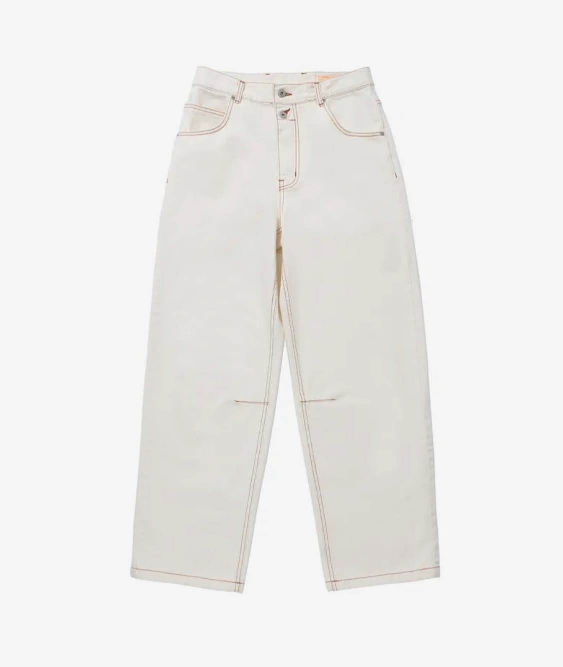 헬로썬라이즈 Washed TwoButton DenimPants_Ivory 상품이미지2