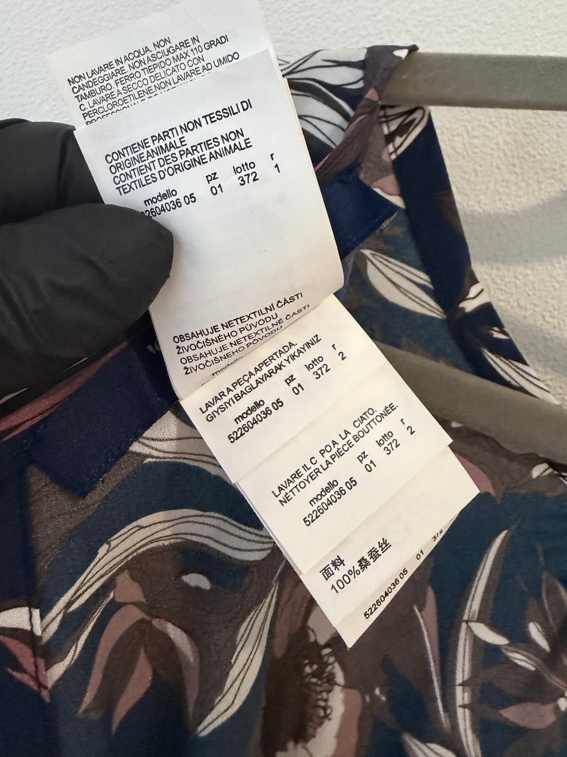 S MaxMara  롱 원피스 네이비 상품이미지7