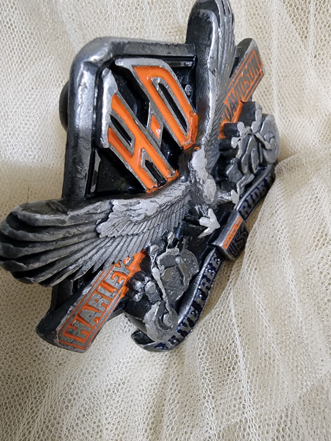 빈티지 할리 데이비슨 벨트 버클 1992 USA 상품이미지3