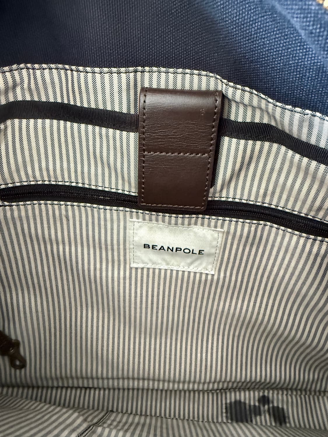 빈폴(Beanpole) 캔버스&레더 크로스 토트백 상품이미지8