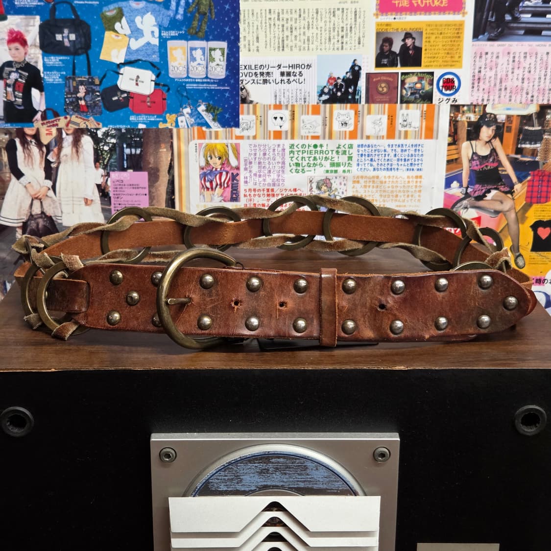 웨스턴 무드 O링 스터드 꼬임 벨트 상품이미지1