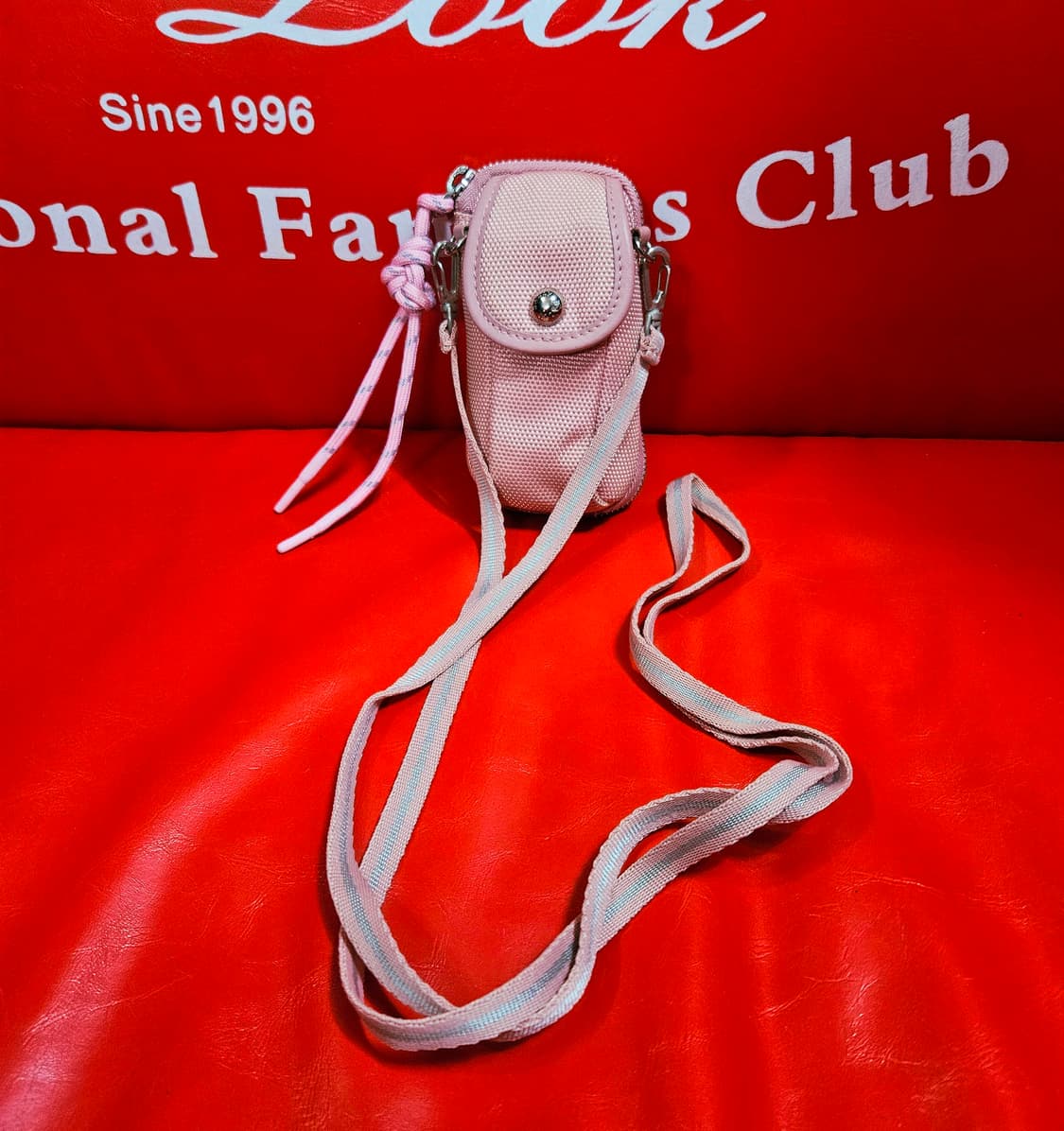 발리(BALLY) Pink mini 서브 파우치 케이스 크로스백 상품이미지2