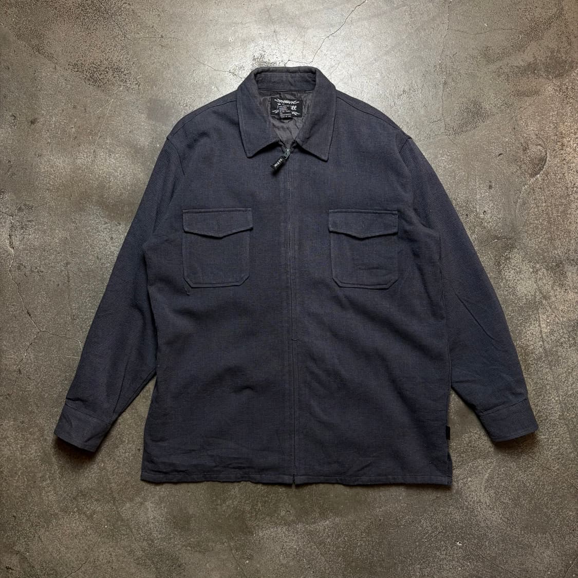 빈티지 코튼 포켓 집업 자켓 상품이미지1