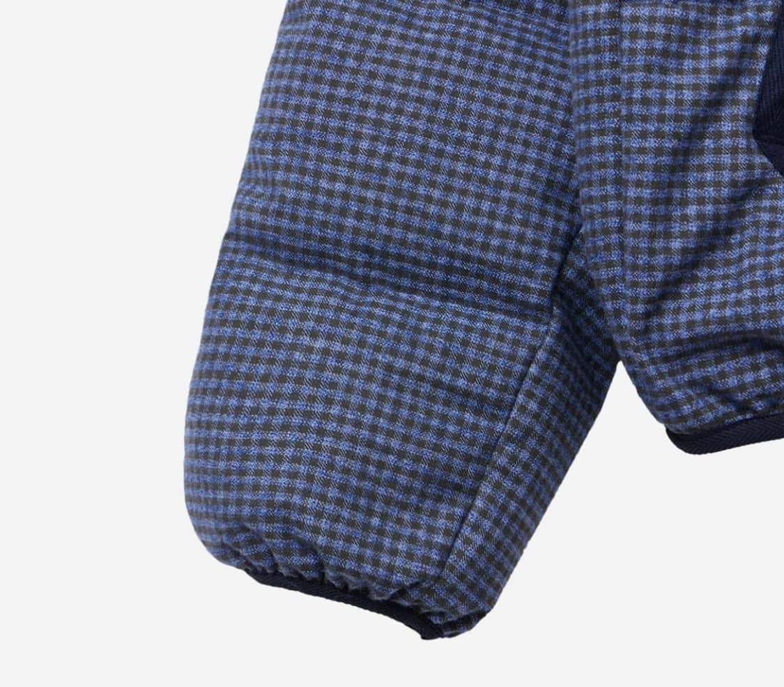 더뮤지엄비지터 체크 메탈 로고 푸퍼 자켓 상품이미지6