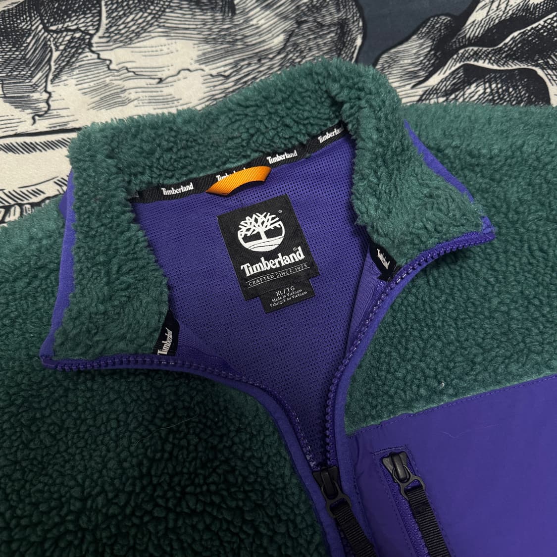 팀버랜드 뽀글이집업 XL사이즈 상품이미지3