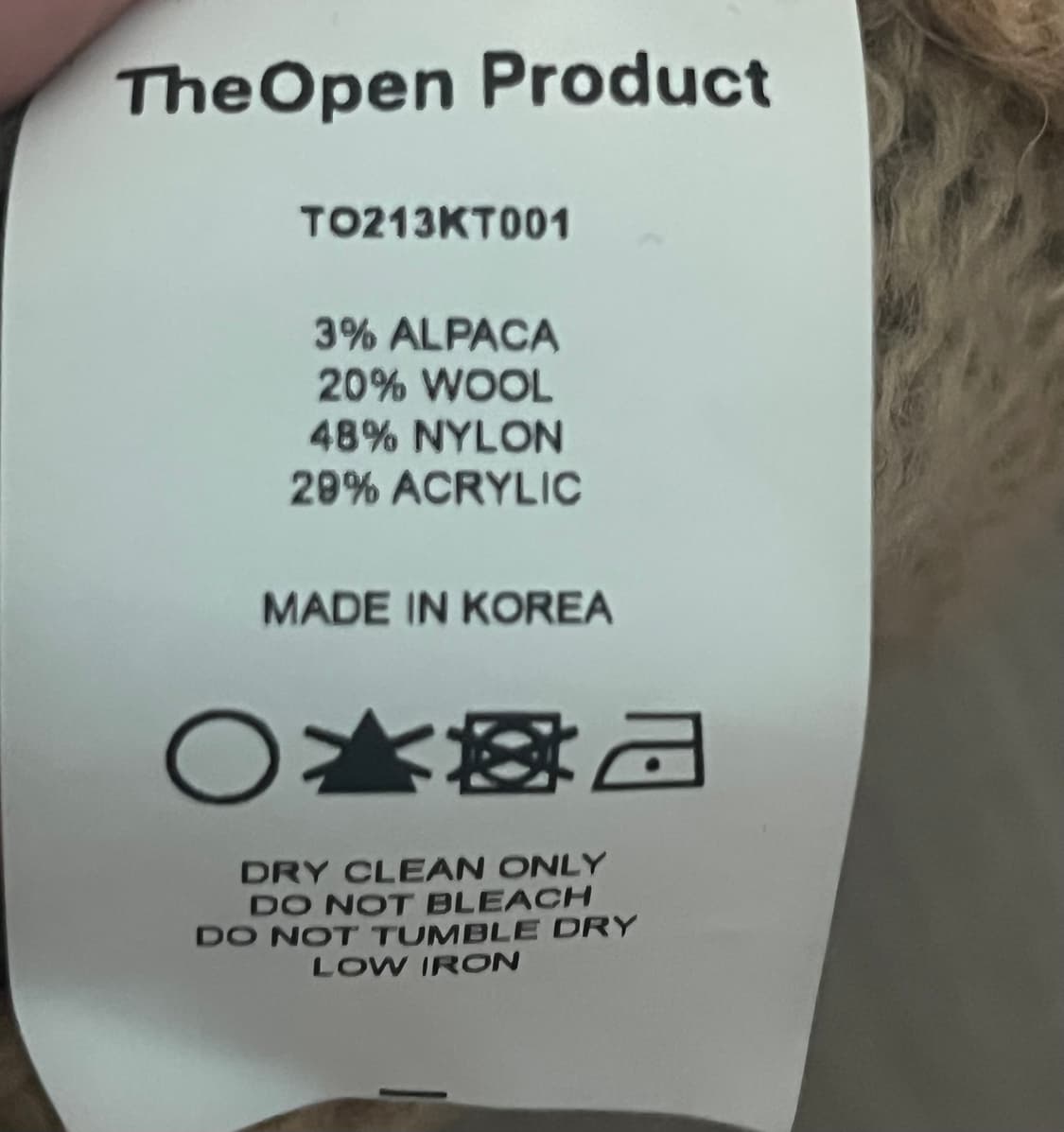 더 오픈 프로덕트 니트 상품이미지2