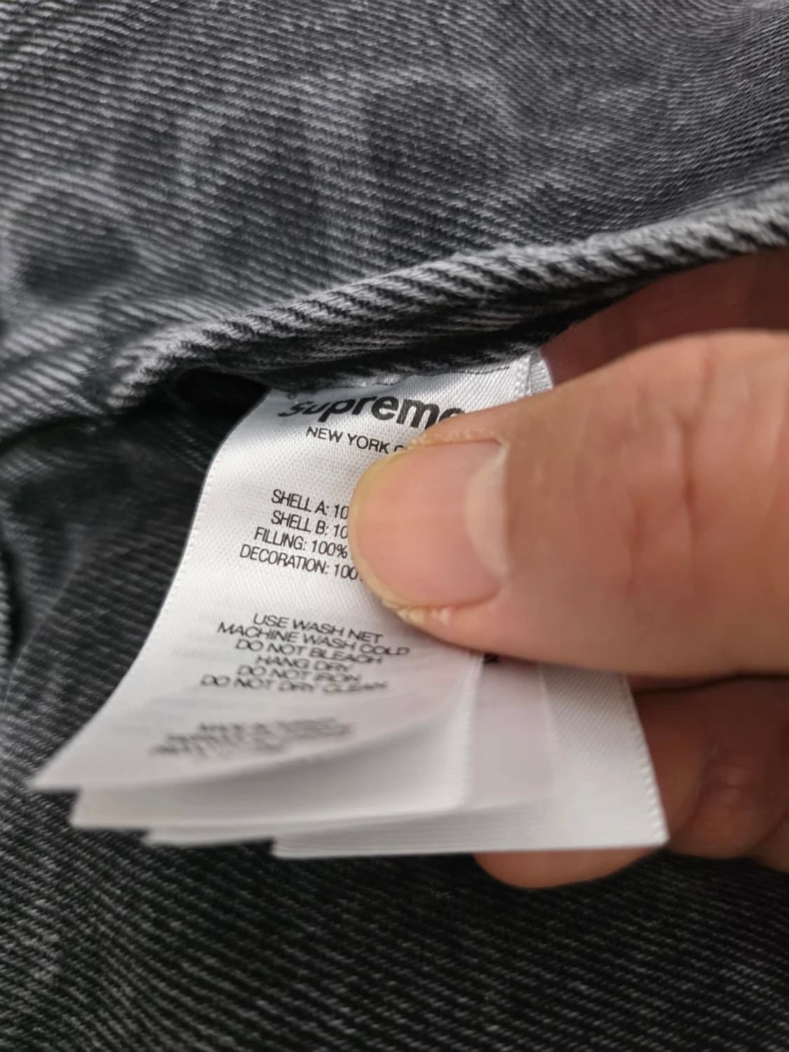 슈프림 x 마틴 로즈 24FW 리버시블 트러커 자켓 워시드 블랙 L 상품이미지10