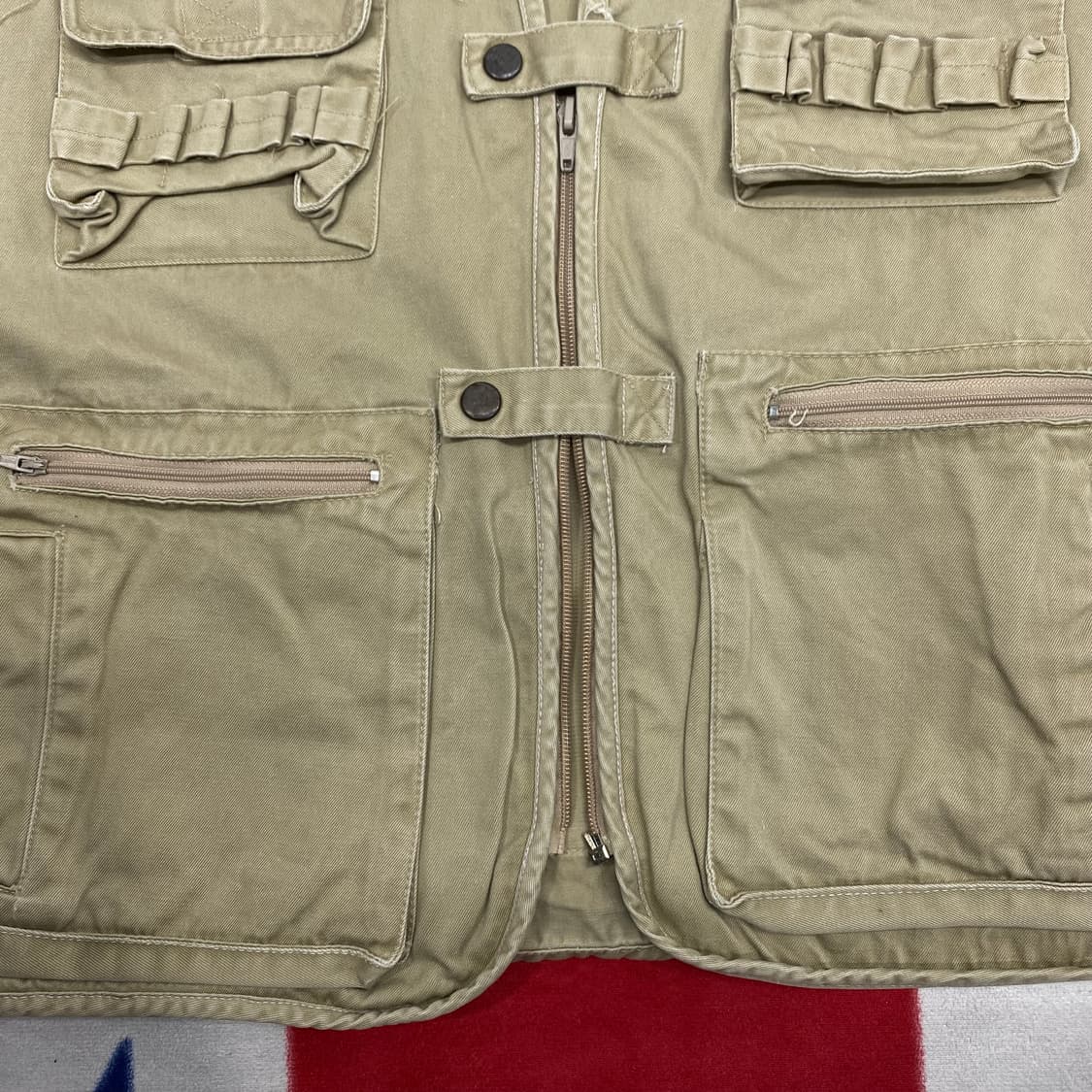 빈티지 헌팅 베스트 40 실측 XL -2XL  상품이미지4